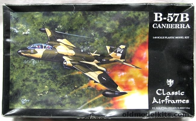 Classic Airframes 1/48 B-57B Canberra USAF, 4130 plastic model kit